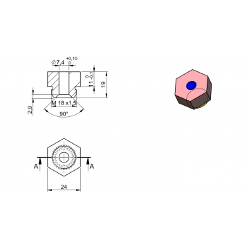 Elektroda 6hr 24*24 ( 19 mm )